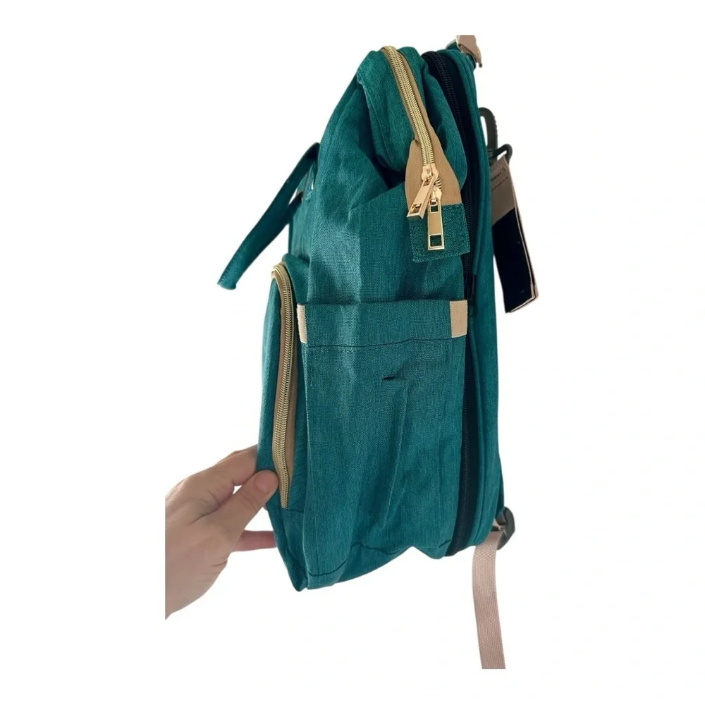 DEBUG Baby Diaper Bag Backpack Green Large Capacity Waterproof Size: OS